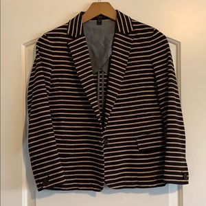 J. CREW Striped Blazer
